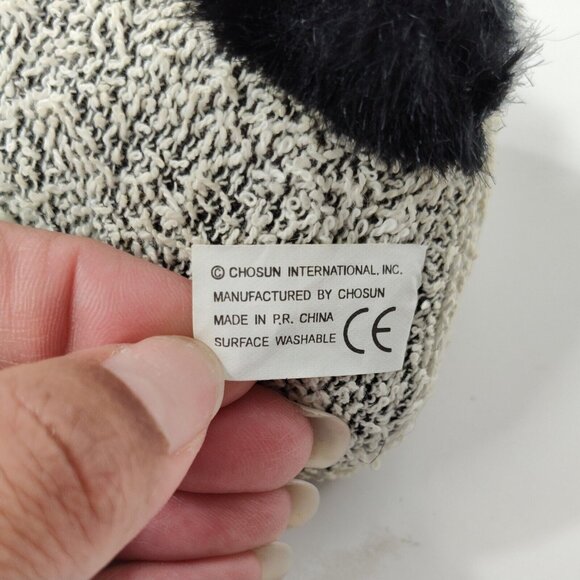 Chosun Plush Bunny Rabbit Gray Black Stuffed Animal Toy Ages 3 and Up Easter 5" - Picture 7 of 7